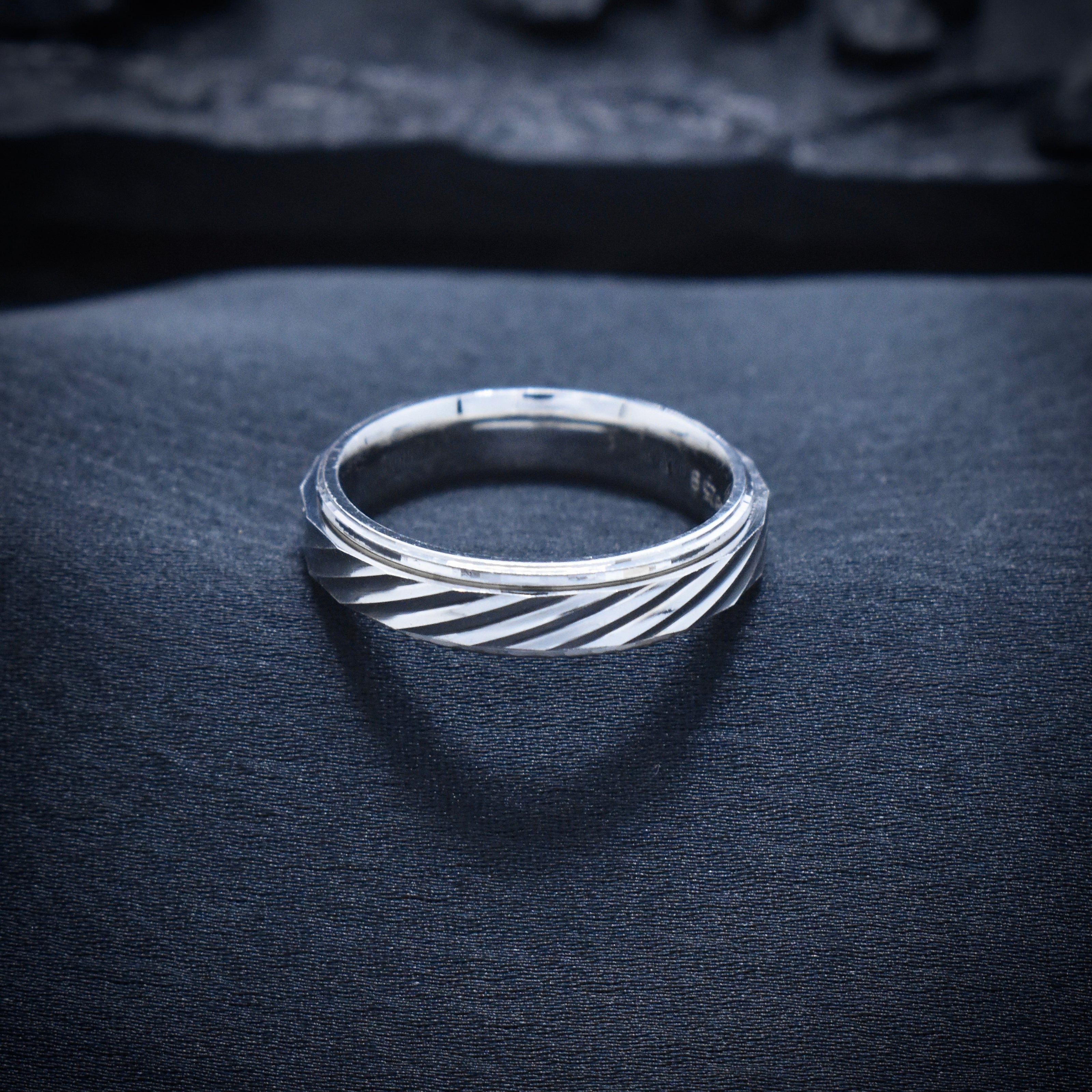 Helix Horizon Textured Statement Band
