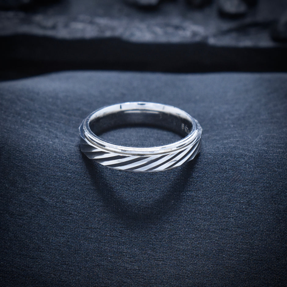 Helix Horizon Textured Statement Band
