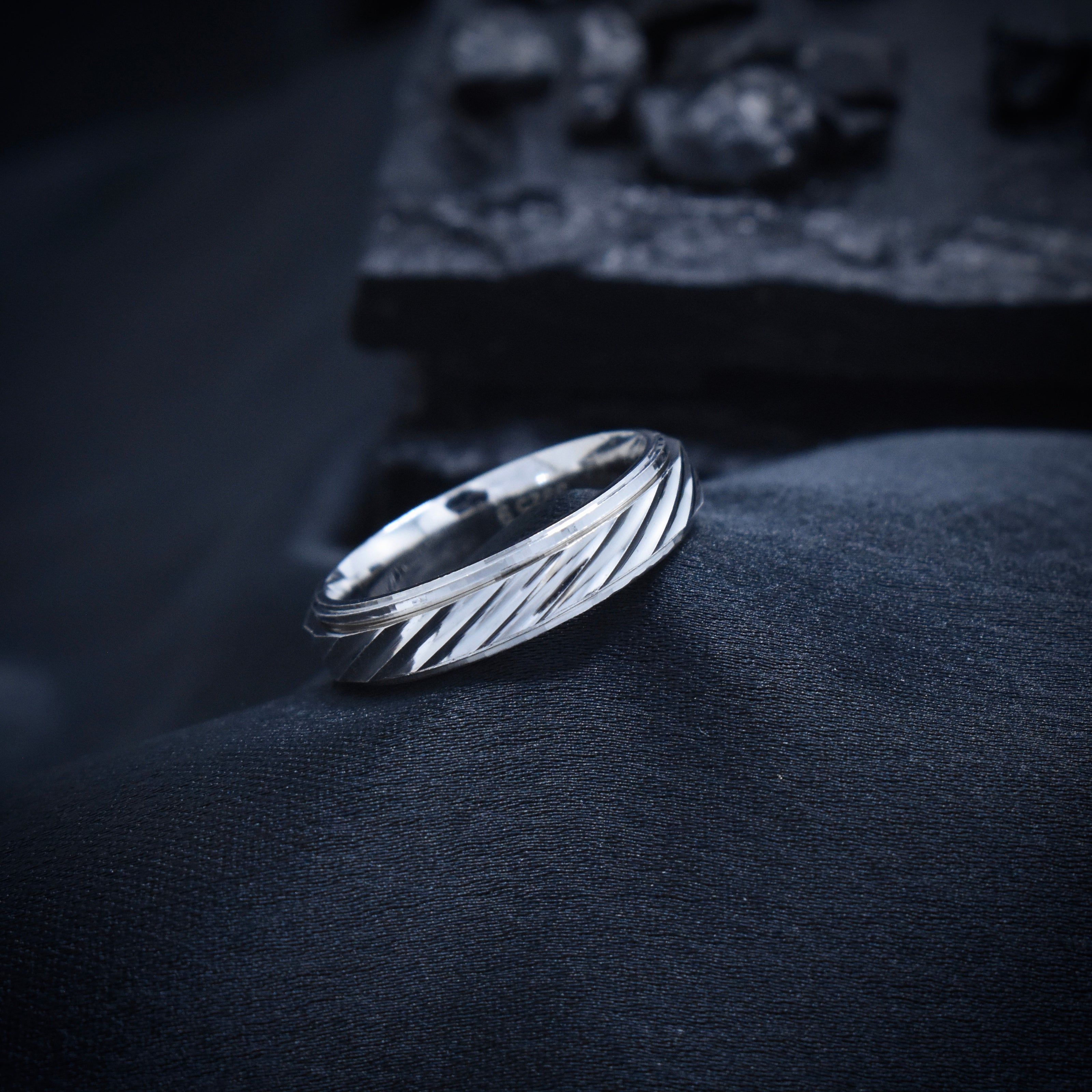 Helix Horizon Textured Statement Band