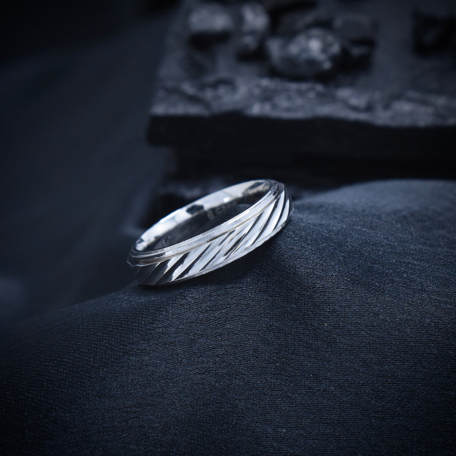 Helix Horizon Textured Statement Band