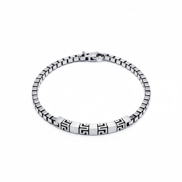 Square Cube Block Chain Bracelet