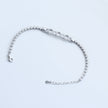 Chain Link Square Silver Bracelet