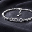 Geometric Interlocking Pavé Tennis Bracelet