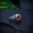 Imperial Ruby-Red Turkish Signet Ring