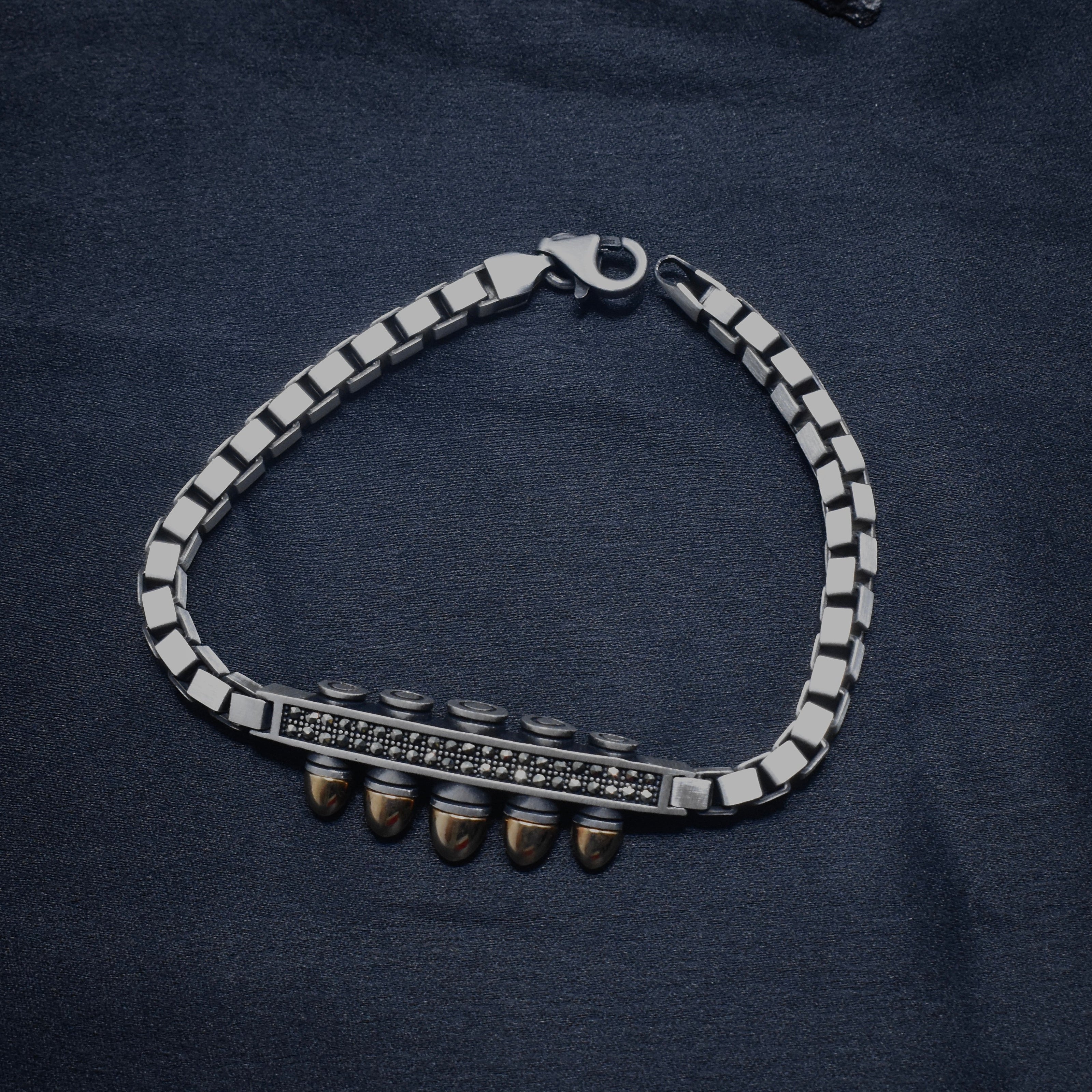 Designer Dial Silver Bracelet
