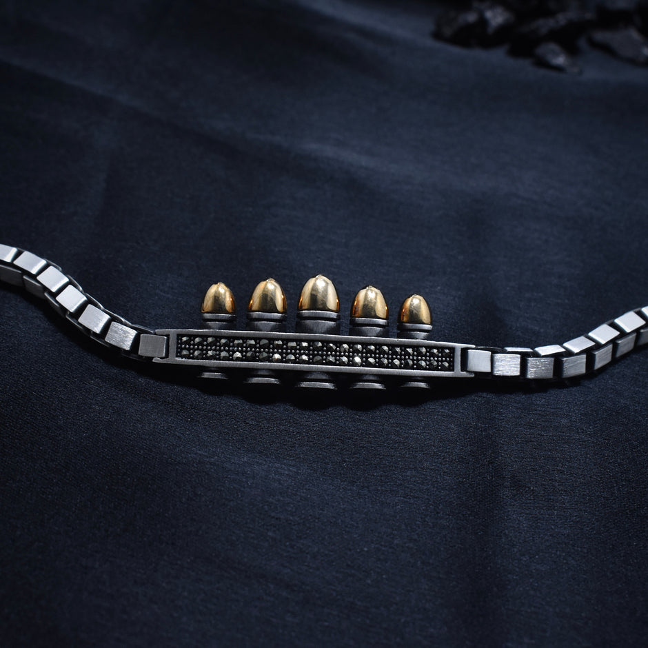 Designer Dial Silver Bracelet