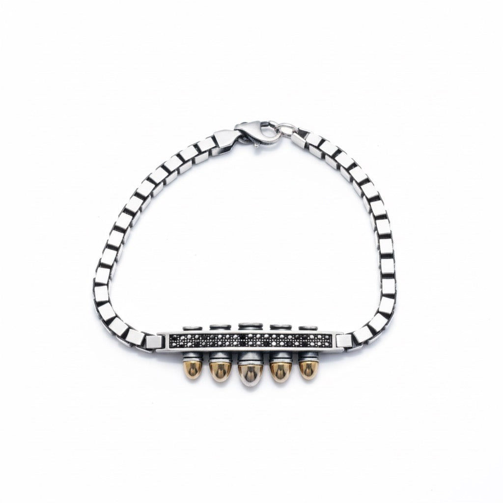 Designer Dial Silver Bracelet