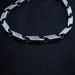 Geometric Link Silver Bracelet