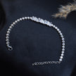 Marquise Cluster Halo Tennis Bracelet