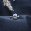 Silver Umbrella Bloom Ring