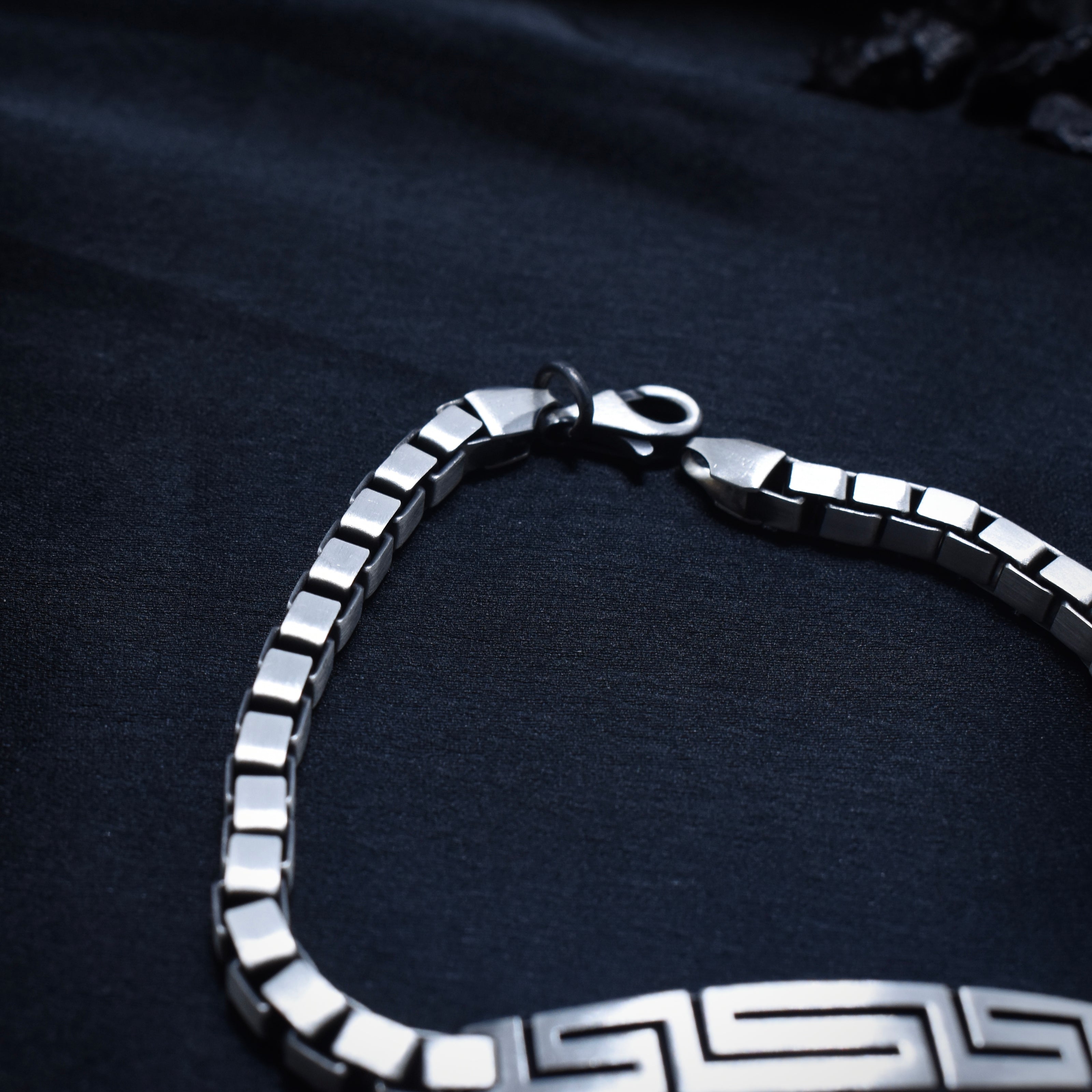 Greek Box Chain Bracelet