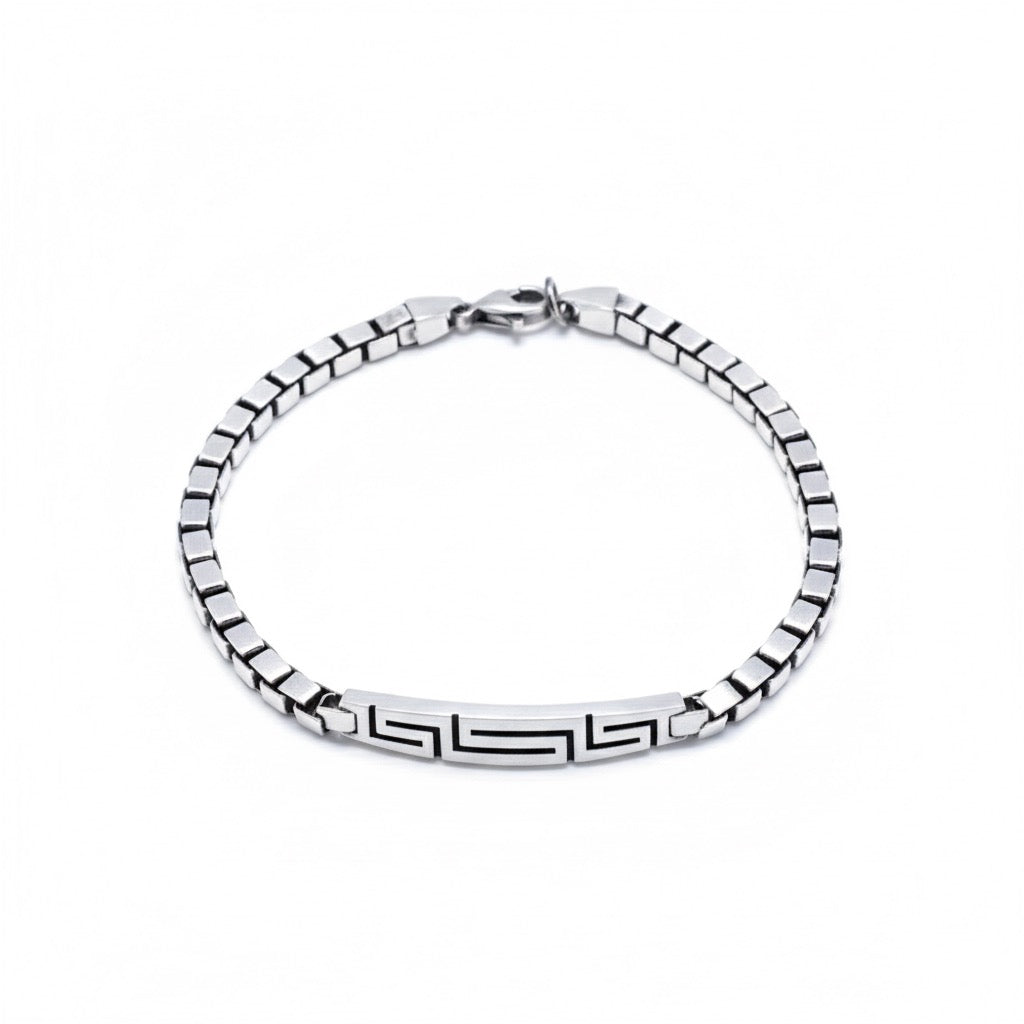 Greek Box Chain Bracelet