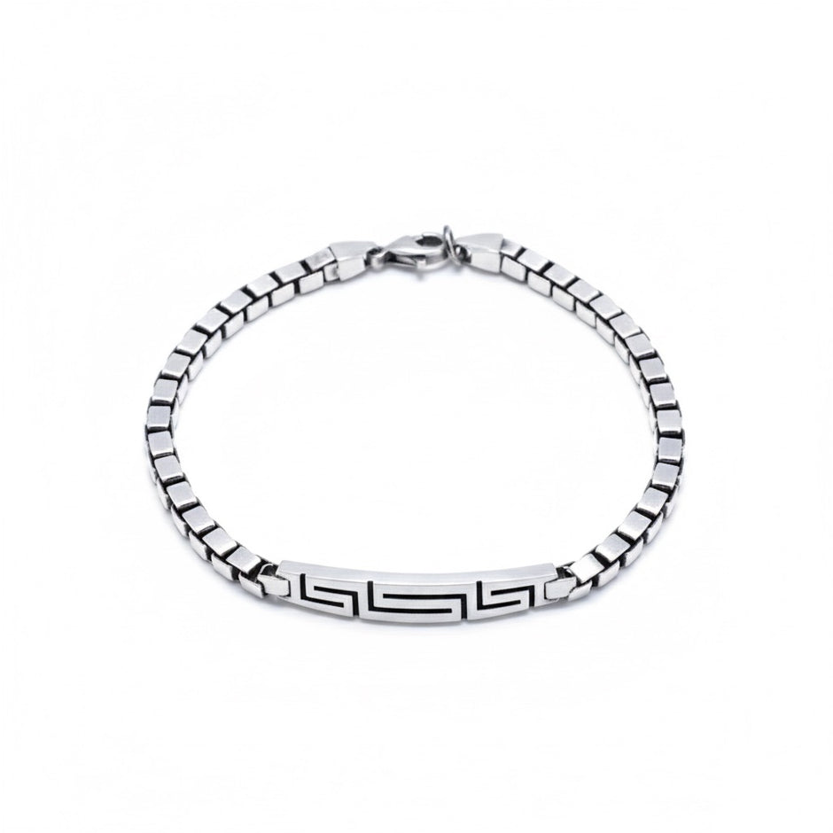 Greek Box Chain Bracelet