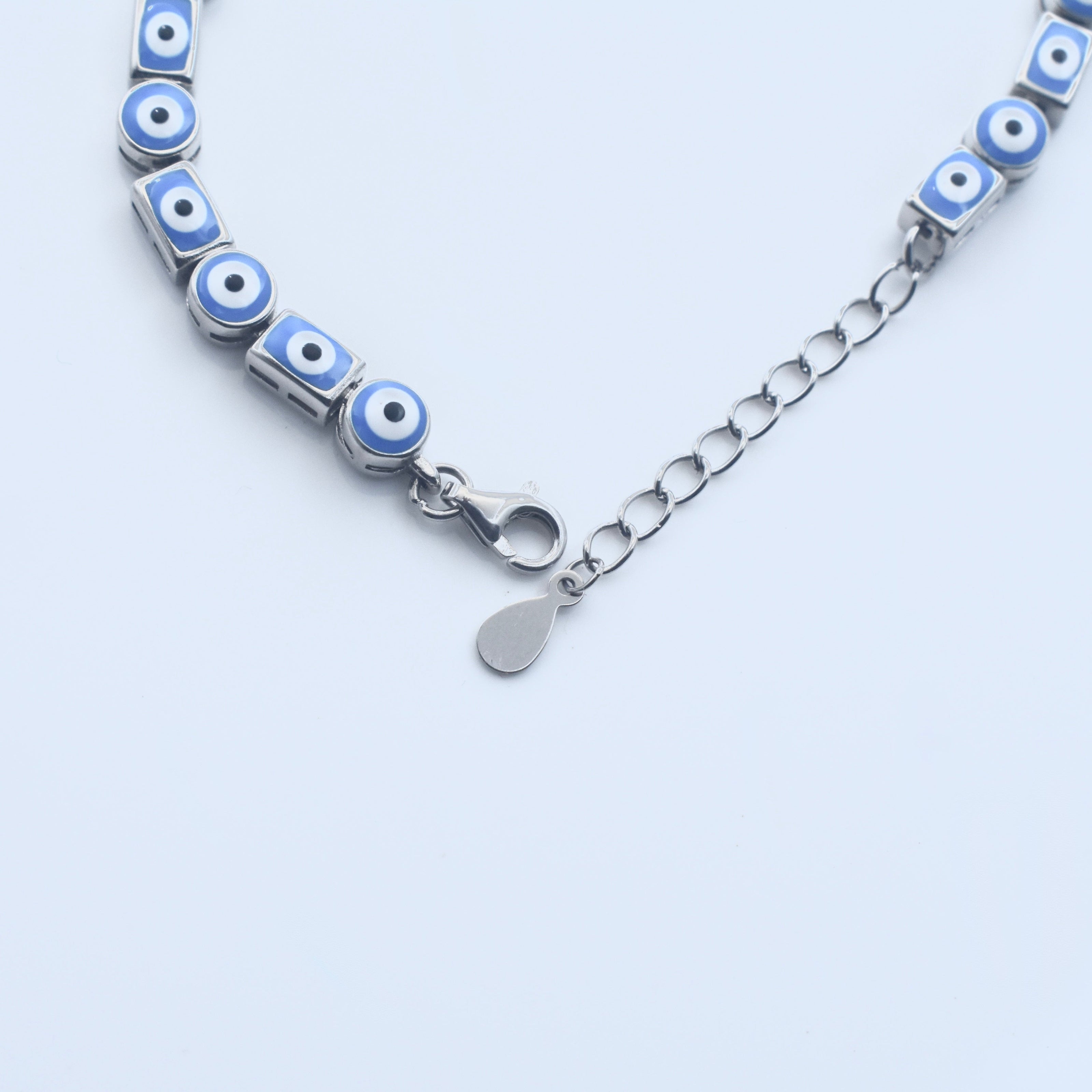 Classic Evil Eye Silver Bracelet