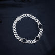 Black Enamel Silver Bracelet