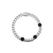 Black Enamel Silver Bracelet