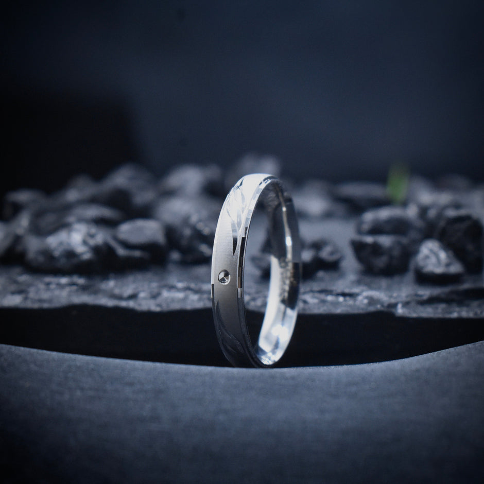 Silver Urban Line Ring