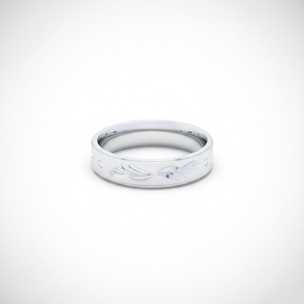 Silver Blade Twist Band