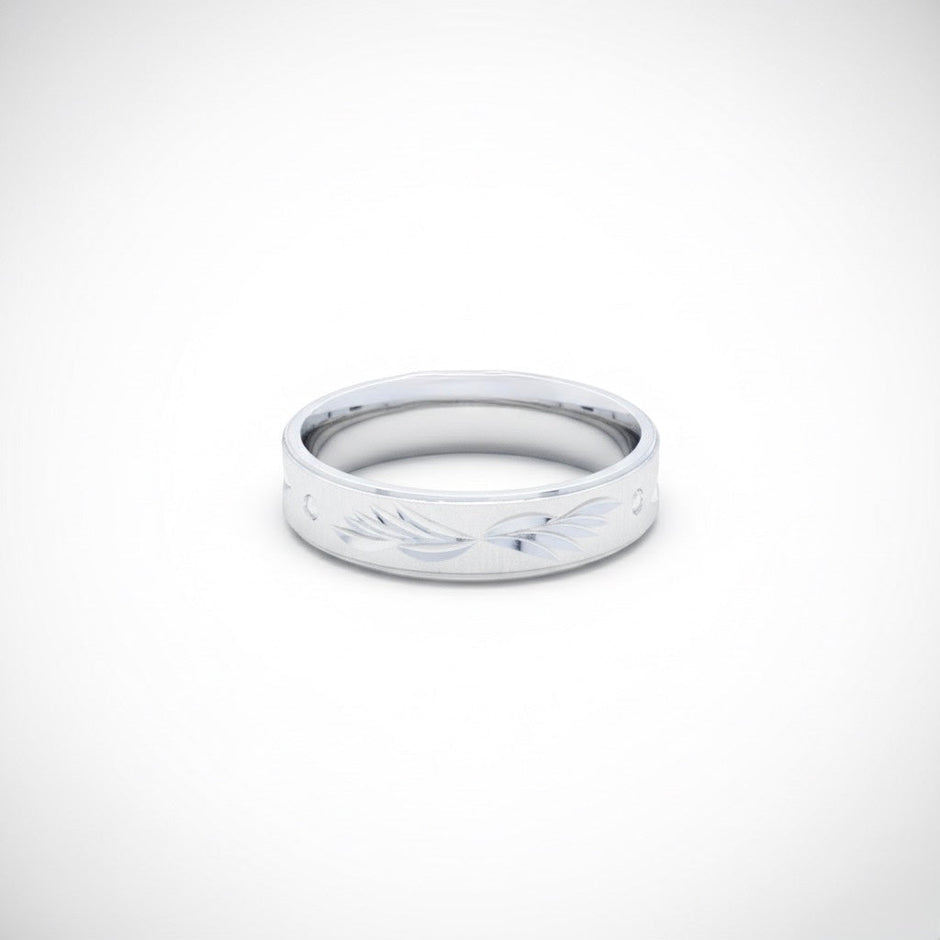 Silver Blade Twist Band