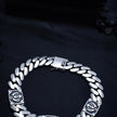 Khanda Plate Silver Bracelet
