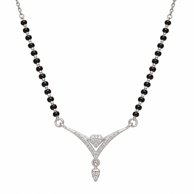 Heart V Shape Mangalsutra