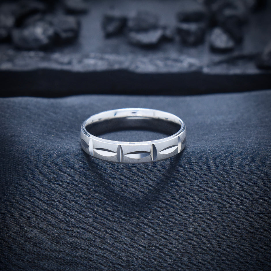 Prism Cross Geometric Statement Band