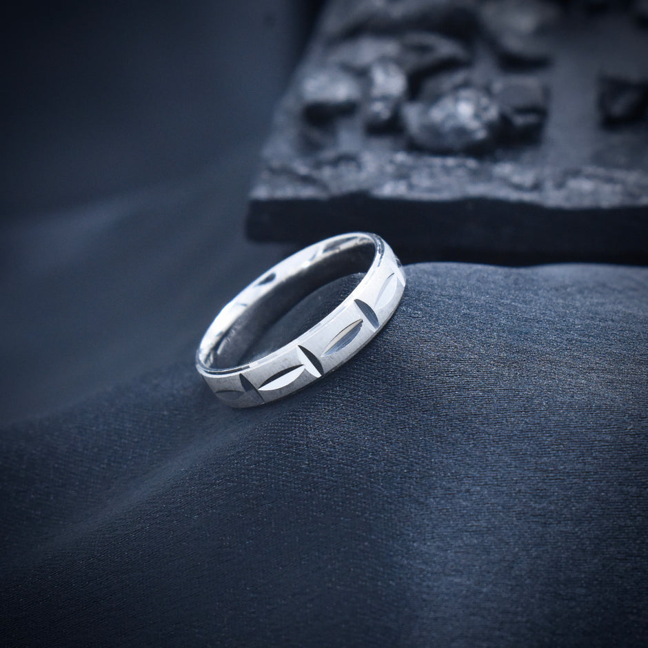 Prism Cross Geometric Statement Band