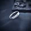 Prism Cross Geometric Statement Band