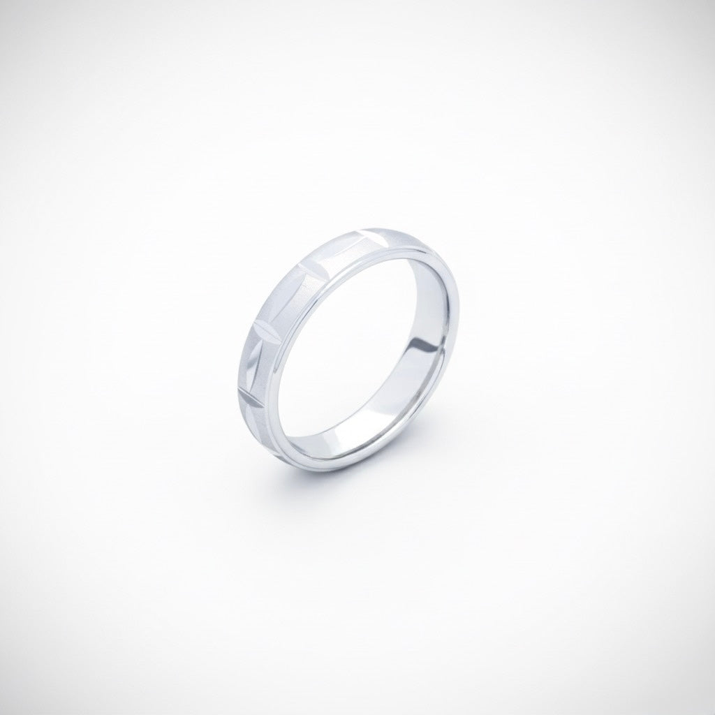 Prism Cross Geometric Statement Band