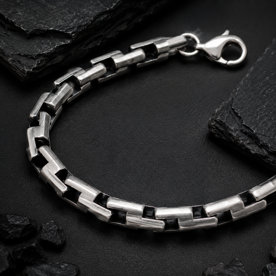 Block Link Bracelet