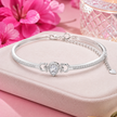 Teardrop Halo Kada Bracelet