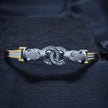 Panther Head Bangle Silver Bracelet.