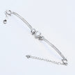 Pavé Bar Sterling Silver Bracelet