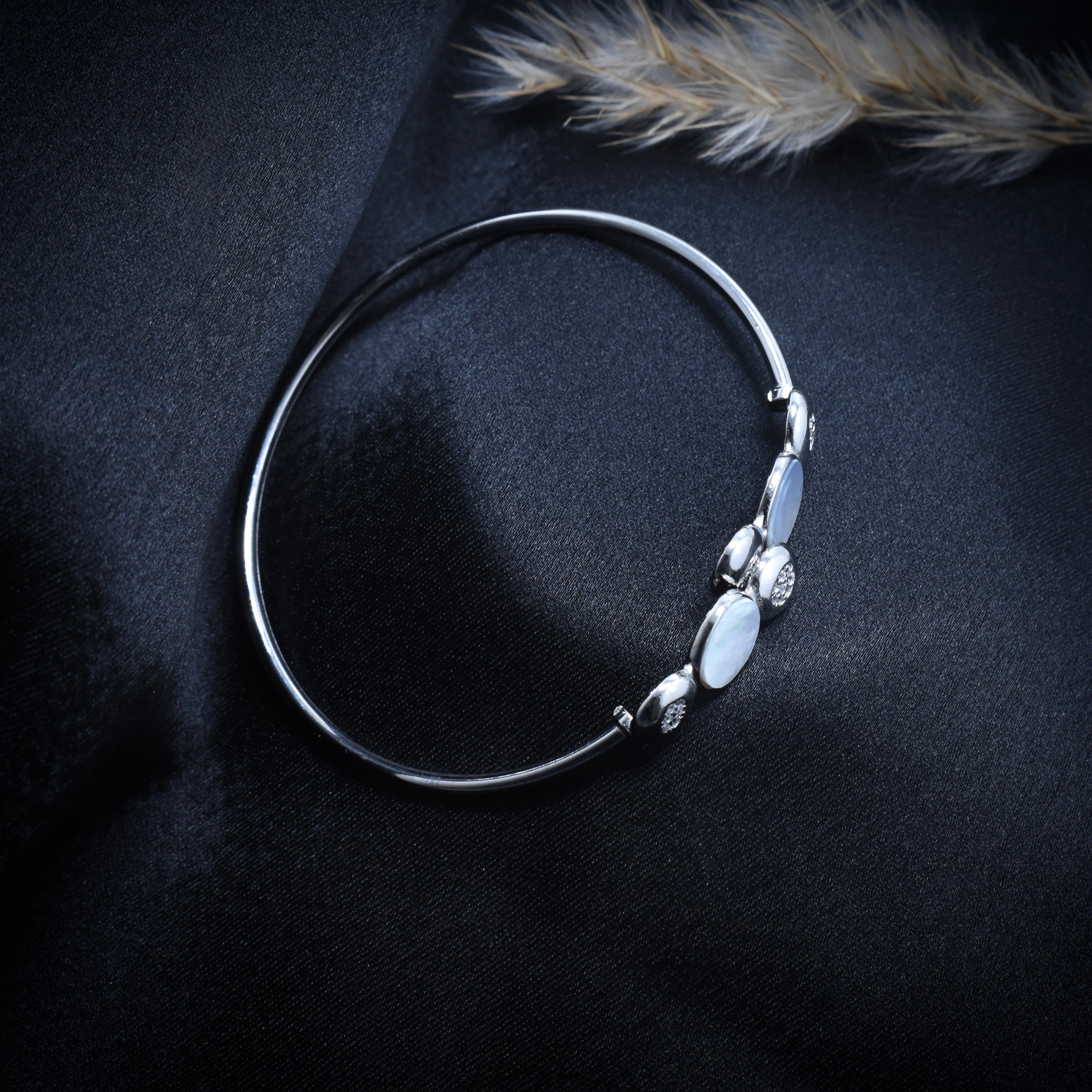 Oval Trio Silver Bracelet