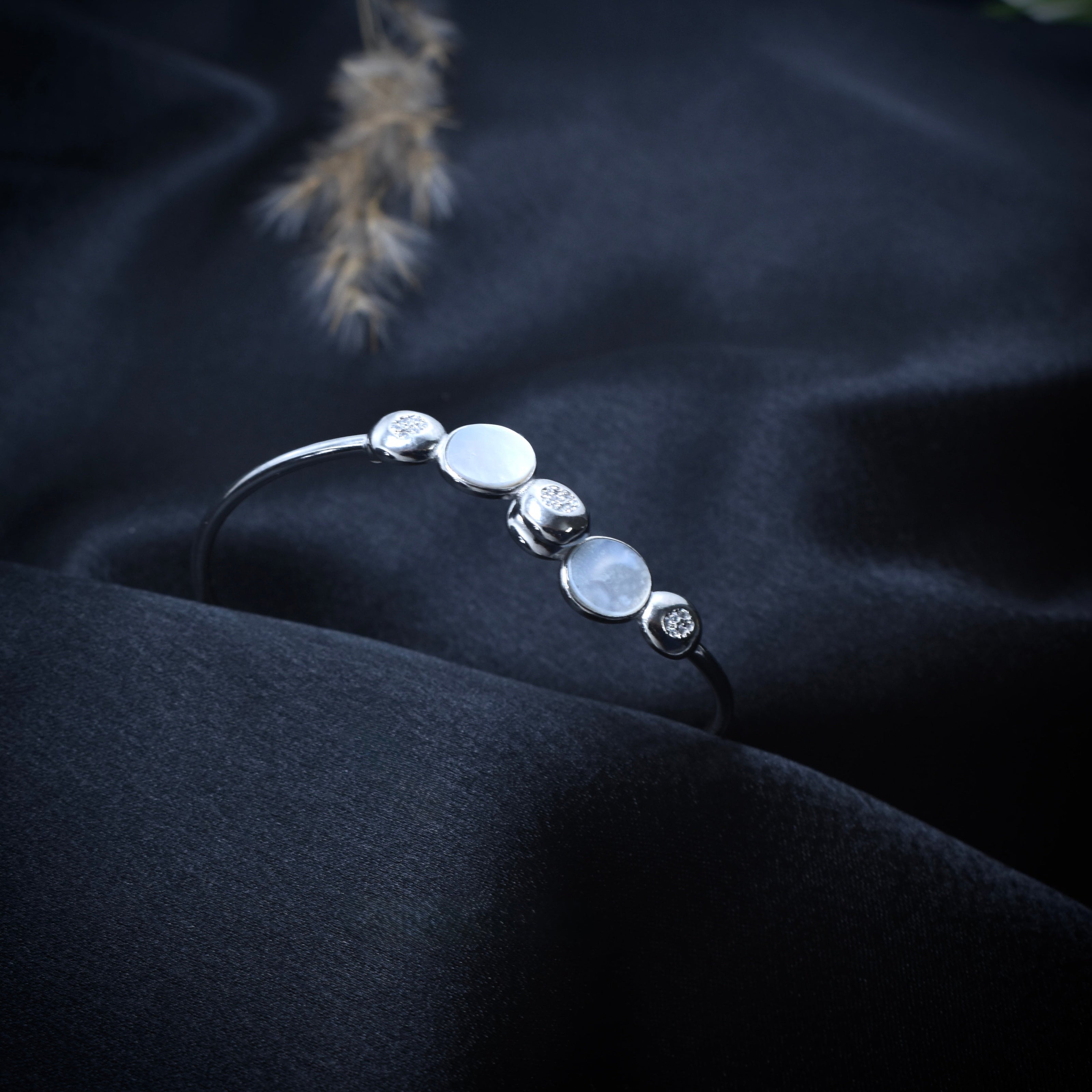 Oval Trio Silver Bracelet