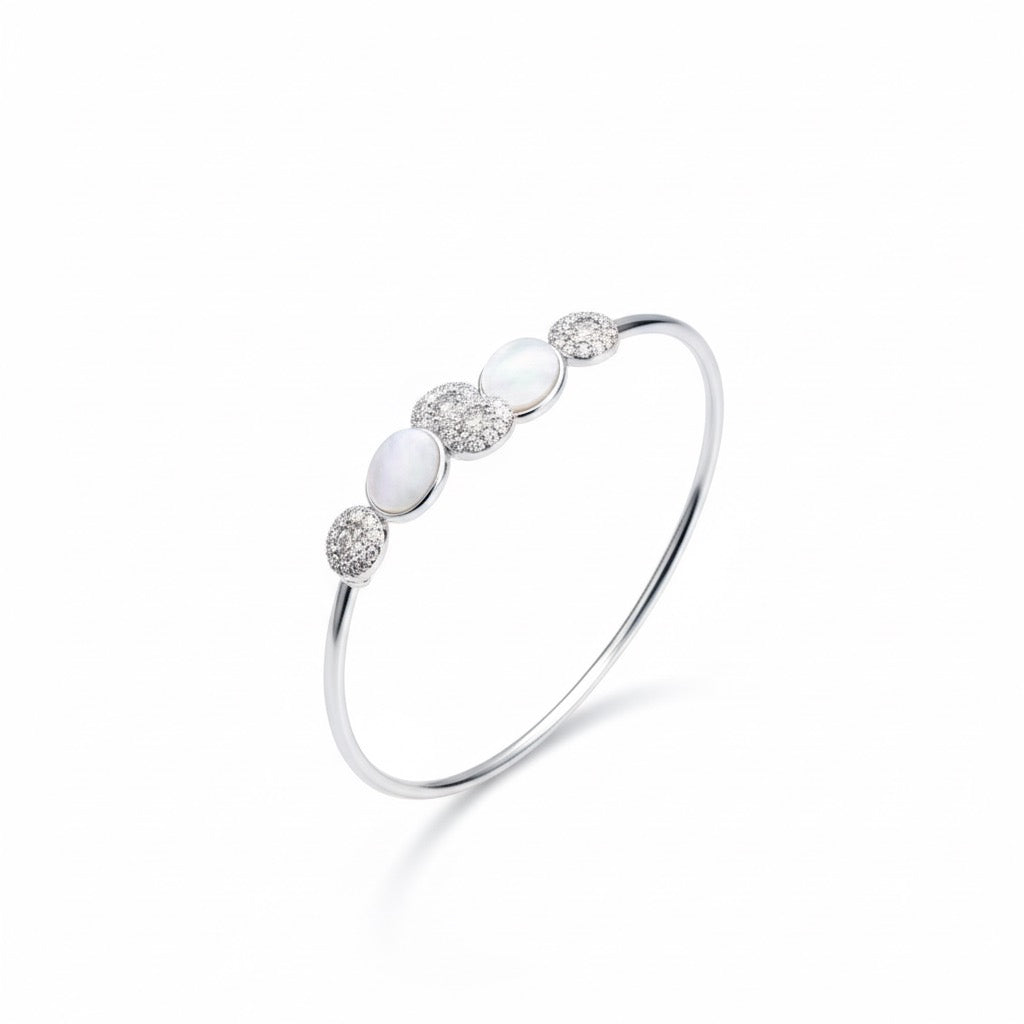 Oval Trio Silver Bracelet