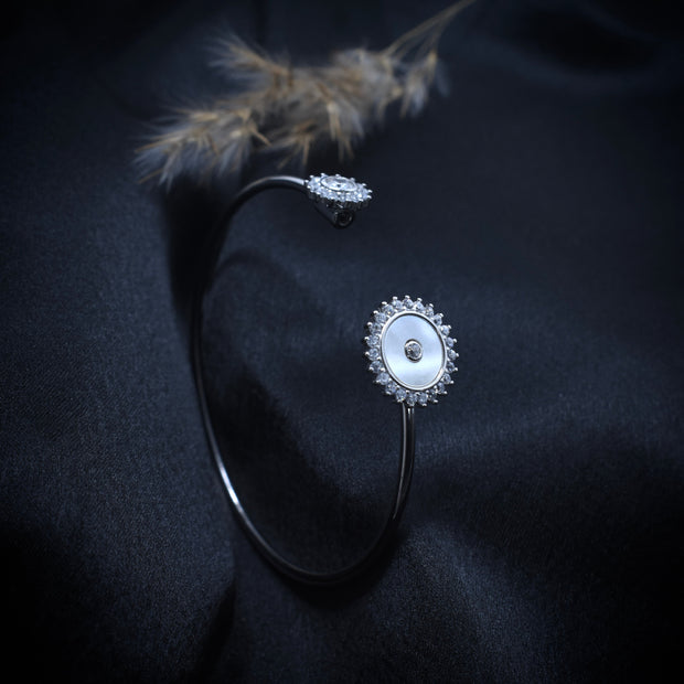 Mother-of-Pearl Inspired sterling Silver Bracelet