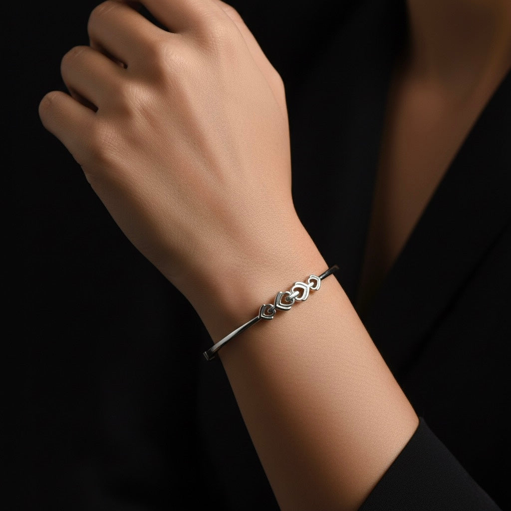 Petite Knots Silver Bracelet