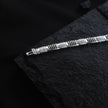 Panel Ridge Silver Bracelet