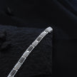 Panel Ridge Silver Bracelet