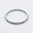 Panel Ridge Silver Bracelet