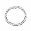 Iced Block Staple Link Bracelet