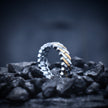 Kinetic Interlink Dual-Tone Statement Band