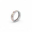 Kinetic Interlink Dual-Tone Statement Band