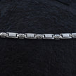 Regal Block Silver Bracelet