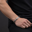 Iced Panel Hourglass Bracelet