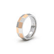 Mosaic Prism Dual-Tone Statement Band