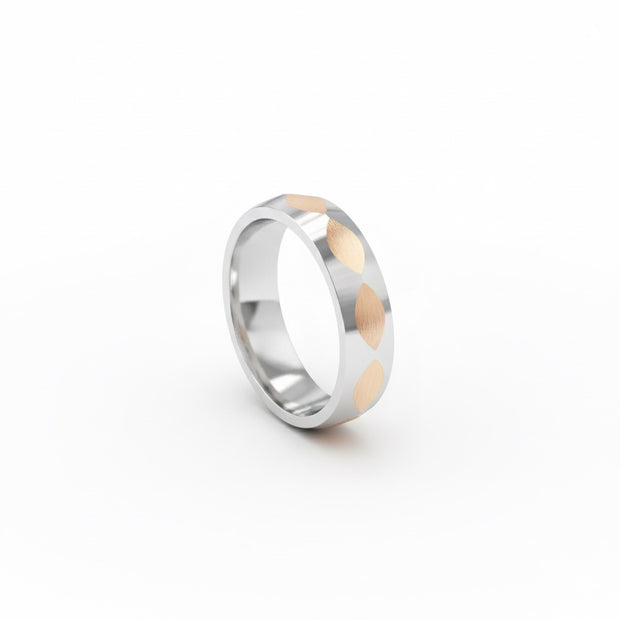 Zenith Marquise Dual-Tone Statement Band