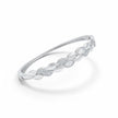 White Leaf Silver Bracelet