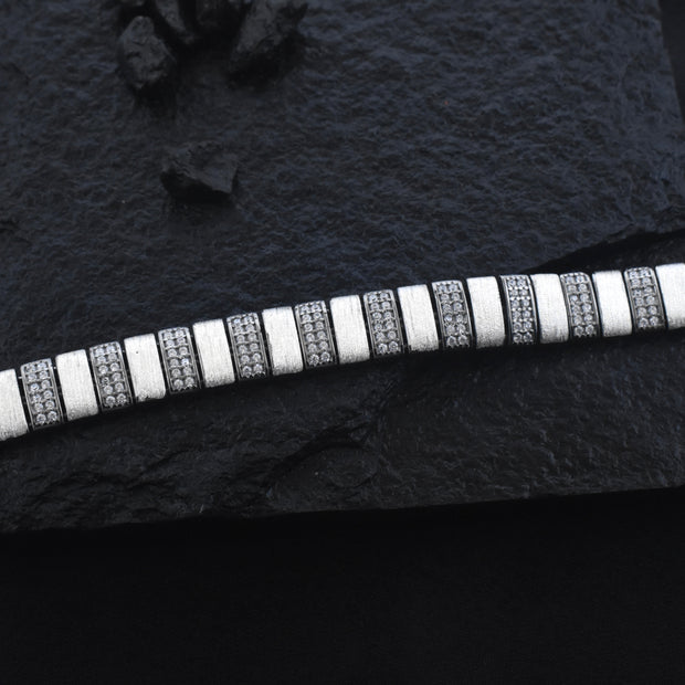 Panel Shine Silver Bracelet